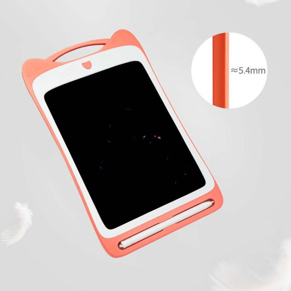 טאבלט לילדים לכתיבה וציור - מסך LCD בגודל 12 אינץ בצבע ורוד