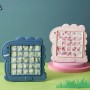 תבנית קרח להכנת ארטיקים יצירתיים לילדים בצורת דינוזאור - בצבע ורוד