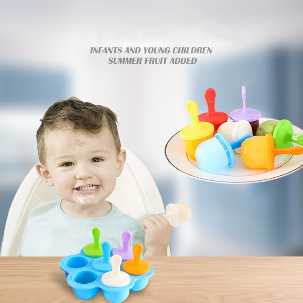 תבנית מיני מסיליקון להכנת ארטיקים בצורת סוכריה על מקל - בצבע ורוד כהה