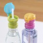 מכסה עם קשית להחלפה לבקבוקי תינוקות, עמיד נגד נזילות - בצבע ירוק