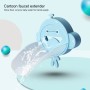 כיסוי ברז אמבטיה להגנה על תינוקות עשוי סיליקון בצורת קוף - צבע כחול