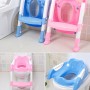 מושב אימון לאסלה לילדים בטיחותי ולא מחליק - בצבע כחול
