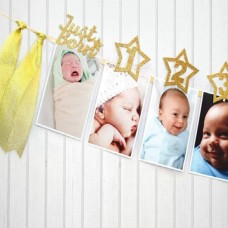 קישוט מעוצב לתלייה חגיגת יומולדת לתינוק בן שנה לפי חודשים
