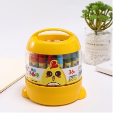 סט 36 צבעי פסטל בקופסה מעוצבת להכנת ציורים ויצירות לילדים - מגוון צבעים