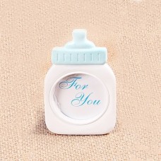 מסגרת מעוצבת לתמונה בצורה של בקבוק לתינוק - צבע כחול