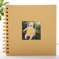 אלבום תמונות מעוצב לתינוקות עם 20 עמודים - 6 אינץ צבע צהוב