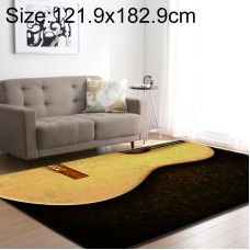 שטיח מעוצב וקטיפתי לחדרי ילדים בסגנון חצי גיטרה גודל: 121.9x182.9 ס