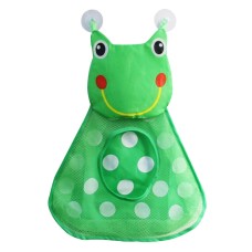 מתקן אחסון נתלה לצעצועים באמבטיה לתינוקות בצורת צפרדע