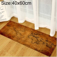 שטיח מעוצב לחדר ילדים בסגנון מפת העולם גודל: 40x60 ס