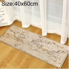 שטיח מעוצב לחדר ילדים בסגנון מפת העולם גודל: 40x60 ס