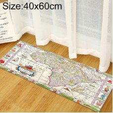 שטיח מעוצב לחדר ילדים בסגנון מפת אפריקה גודל: 40x60 ס
