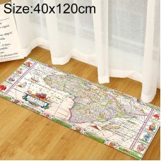 שטיח מעוצב לחדר ילדים בסגנון מפת אפריקה גודל: 40x120 ס