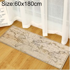 שטיח מעוצב לחדר ילדים בסגנון מפה גודל: 60x180 ס
