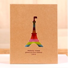 אלבום מעוצב לילדים 100 עמודים בסגנון מגדל אייפל צבעוני