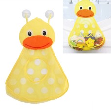 סל אחסון לצעצועי ילדים ניתן לתלייה - מעוצב בצורת ברווזון צהוב
