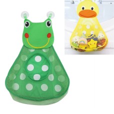 סל אחסון לצעצועי ילדים ניתן לתלייה - מעוצב בצורת צפרדע ירוק