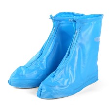 כיסוי נעליים לילדים PVC עמיד נגד מים למניעת החלקה מידה M - צבע כחול