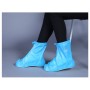 כיסוי נעליים לילדים PVC עמיד נגד מים למניעת החלקה מידה M - צבע כחול