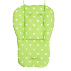 כרית מרופדת ונוחה לעגלת תינוק עמידות נגד מים - צבע ירוק