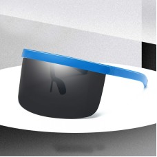 משקפי שמש עם מסגרת גדולה מעניקים הגנה מלאה UV לילדים - שחור אפור