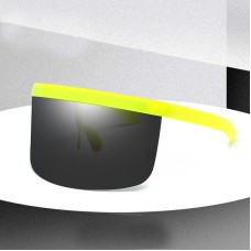 משקפי שמש עם מסגרת גדולה מעניקים הגנה מלאה UV לילדים - צהוב  שחור
