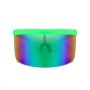משקפי שמש עם מסגרת גדולה מעניקים הגנה מלאה UV לילדים - ירוק