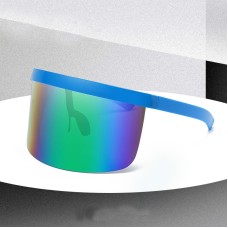 משקפי שמש עם מסגרת גדולה מעניקים הגנה מלאה UV לילדים - כחול ירוק