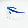 משקפי שמש עם מסגרת גדולה מעניקים הגנה מלאה UV לילדים - כחול שקוף