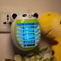 מכשיר קוטל יתושים מעוצב לחדרי ילדים עם נורת לד שקע אירופאי - צבע ירוק