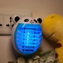 מכשיר קוטל יתושים מעוצב לחדרי ילדים עם נורת לד שקע אירופאי - צבע כחול
