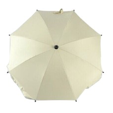מטרייה מתכווננת לעגלות וכיסאות לתינוקות הגנה מלאה מפני מזג האוויר - צבע לבן