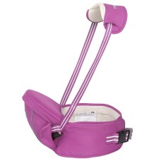 מנשא ארגונומי לתינוקות בטיחותי עם רצועה גילאי 0-3 - צבע סגול