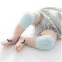 זוג מגני ברכיים למניעת החלקה לתינוקות והגנה על הברכיים - צבע כחול