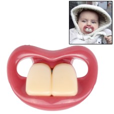 מוצץ מעוצב מסיליקון לתינוקות בסגנון שיניים גדולות