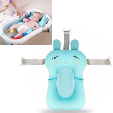 כרית לאמבטיית תינוק נתלית עם רצועות למניעת החלקה - צבע כחול