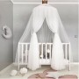 כילה מעוצבת לחדרי ילדים למניעת עקיצות יתושים בסגנון נסיכה - צבע כחול