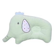כרית מעוצבת לתינוק עם כותנה ובד נושם לשינה מוגנת ובטוחה - צבע ירוק
