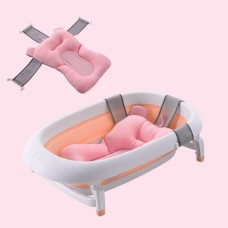 כרית תמיכה לאמבטיית תינוקות למניעת החלקה - צבע ורוד