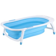 אמבטיה מתקפלת ניידת לתינוקות - צבע כחול