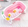 אמבטיה מתקפלת ניידת לתינוקות - צבע ורוד