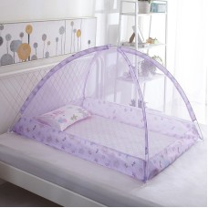 כילה מעוצבת למיטת תינוק נגד עקיצת יתושים - צבע סגול