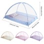 כילה מעוצבת למיטת תינוק נגד עקיצת יתושים - צבע סגול