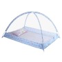 כילה מעוצבת למיטת תינוק נגד עקיצת יתושים - צבע כחול