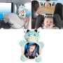 מושב בטיחות לתינוקות עם משענת ראש מעוצב בסגנון צבי