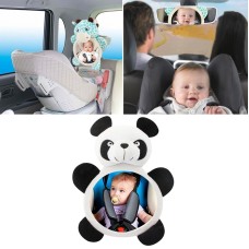 מושב בטיחות לתינוקות עם משענת ראש מעוצב בסגנון דוב פנדה