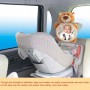 מושב בטיחות לתינוקות עם משענת ראש מעוצב בסגנון דוב פנדה