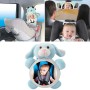 מושב בטיחות לתינוקות עם משענת ראש מעוצב בסגנון ארנב