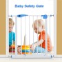 שער בטיחות לתינוקות עם ידיות אבטחה גודל 74.5*77 ס