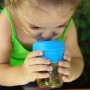 פיה רכה מסיליקון מתחברת לכוסות לשתיה בטוחה לתינוקות - צבע ירוק