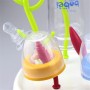 מתקן לאחסון בקבוקי שתייה לתינוקות בצורה נוחה קל לשטיפה - צבע אקראי
